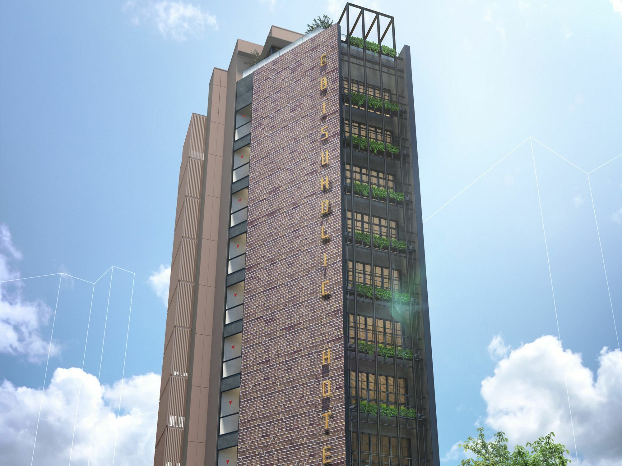 Ebisuholic Hotel Токио Экстерьер фото